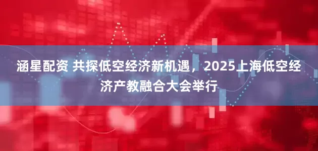 涵星配资 共探低空经济新机遇，2025上海低空经济产教融合大会举行